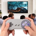 thumbnail image 2 of Mars Devices SNES Classic USB Video Game Controller for Windows and Mac, Black, 2 Count, 2 of 6