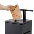 thumbnail image 4 of EastVita Floor Standing Drop Box With Stand | Combination Lock & Sign Clip | for Letters, Newspapers & Postal Items | Voting, Donations, Church Elections | 14" x 10" x 39", Black, 4 of 7
