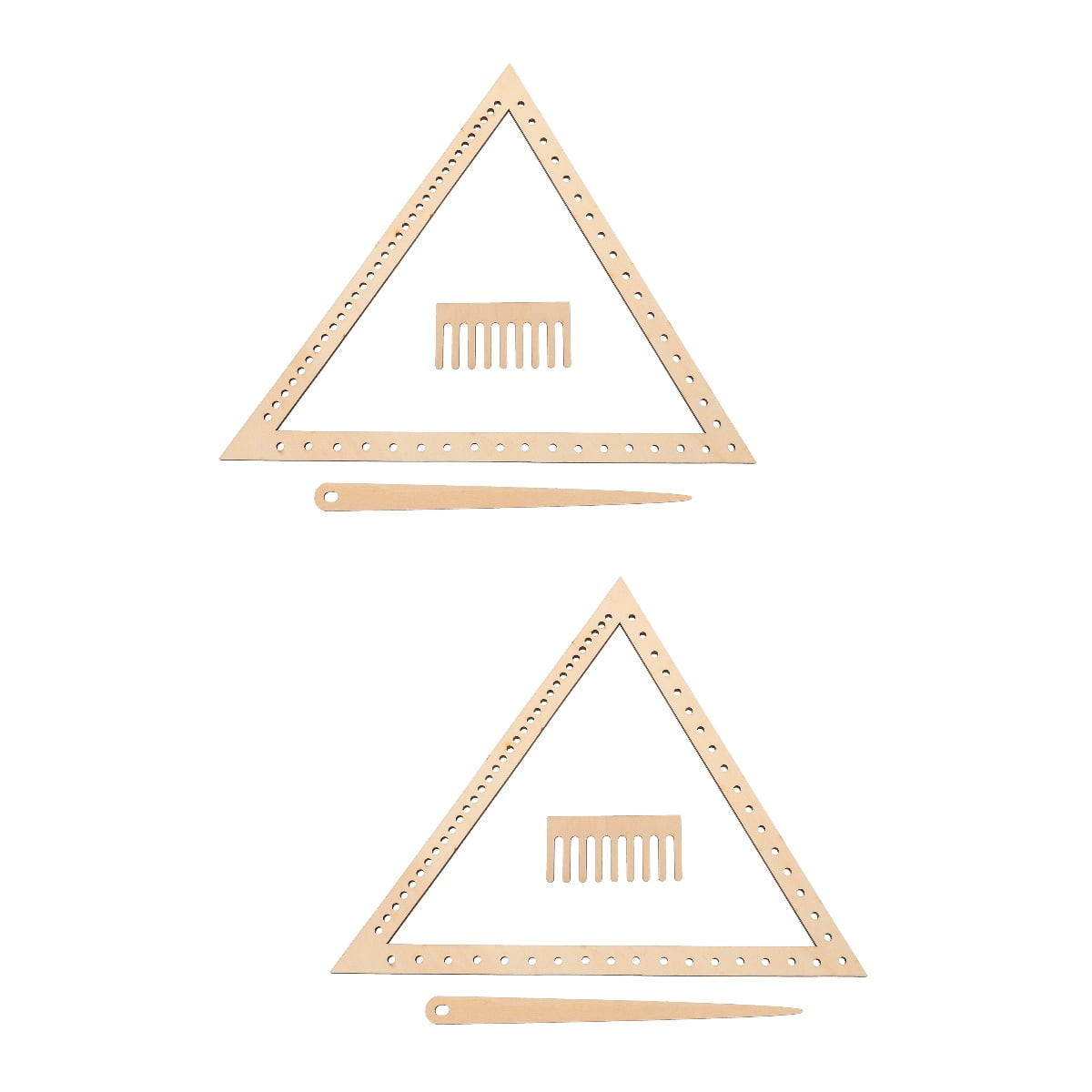 HOMEMAXS 2 Sets  Weaving Loom Crafting Weaving Triangle Weaving Handcraft Weave Board Weaving Tool