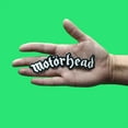 thumbnail image 2 of Motörhead Gothic Style Logo Patch Metal Rock Band Embroidered Iron On, 2 of 2