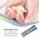 thumbnail image 5 of Vogacara Mujeres Nail Art Tips Beauty Press On Herramientas de Manicura Desmontables DIY Home Product Azul oscuro, 5 of 6