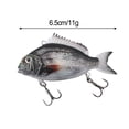thumbnail image 1 of VIB 3D Soft Fishing Lures Dynamic Swimbait Vibration Sinking Sea Fishing Baits, 1 of 10