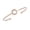 Rose Gold, variant on Women's Hypoallergenic Stainless Steel Linked Circle Bracelet By Howard's