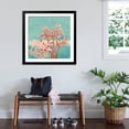 thumbnail image 3 of Art.com Teal Coral Reef II Art Print by Patricia Pinto, Black Frame Wall Art, 38" x 38", 3 of 5