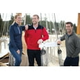 thumbnail image 2 of CBUK by Cutter & Buck Men's Long Sleeve Sky Ridge Half Zip Overknit Pullover, 2 of 2