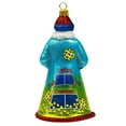 thumbnail image 2 of Joy to the World Glitterazzi Pickleball Santa Polish Glass Christmas Ornament, 2 of 3