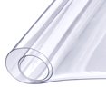 thumbnail image 1 of STAWAY Protège-Table Transparent 12"x24 Pouces - Nappe en PVC Imperméable, Résistante aux Rayures et aux Taches, Parfaite pour Bureaux à Manger et au Travail, 1 of 8