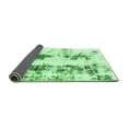 thumbnail image 2 of Ahgly Company Indoor Square Abstract Emerald Green Modern Area Rugs, 6' Square, 2 of 4