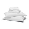 thumbnail image 3 of Superior Chloe 100% Cotton Percale Linen Texture Bed Sheet Set, King, White, 3 of 12