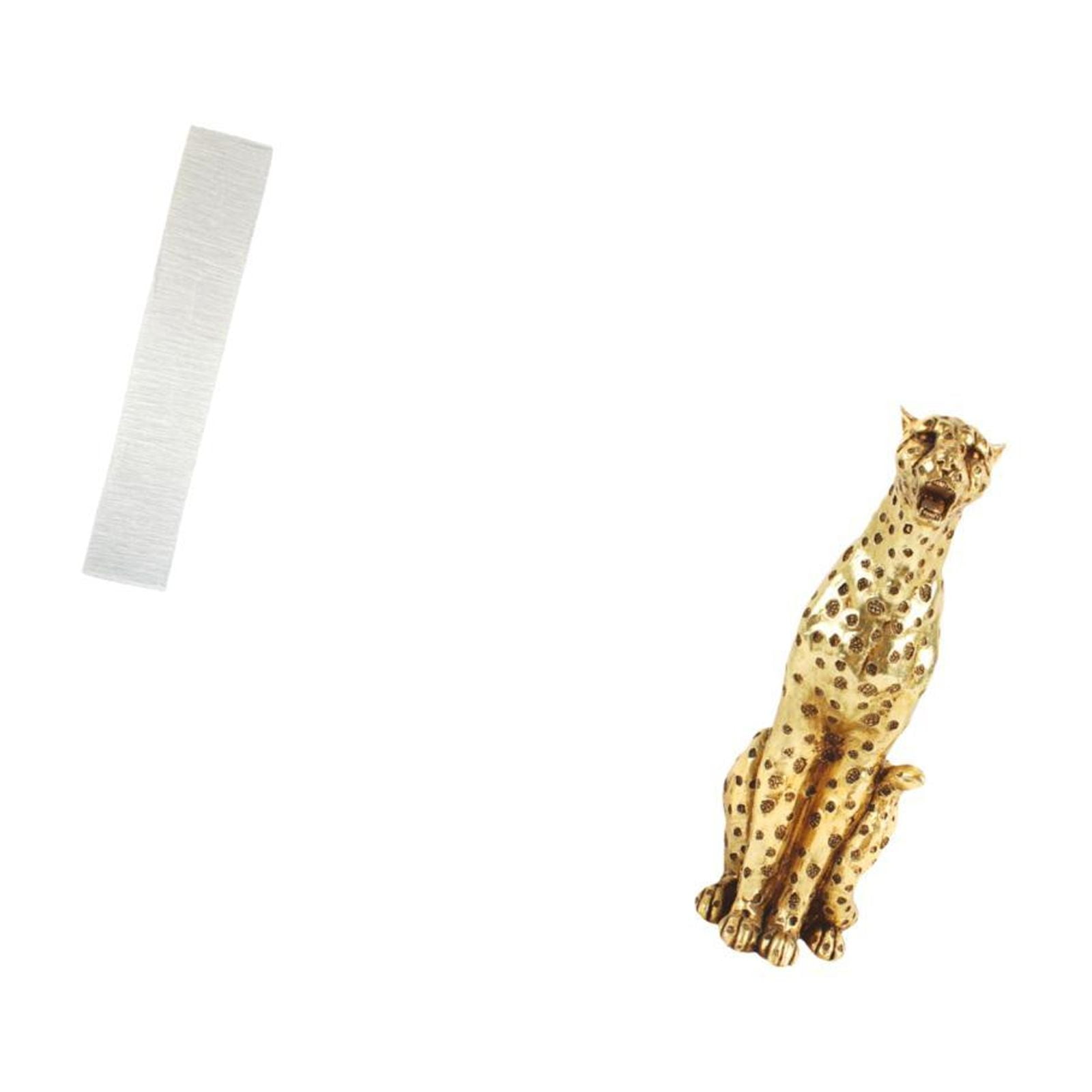 Floor Lamp Shade Cheetah Figurine Light Cover Artistic Paper Material Decorative for Living Room and Office