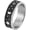 Moon phase silver, variant on 8mm Moon Star Sun Statement Ring Stainless Steel Boho Jewelry for Women Men