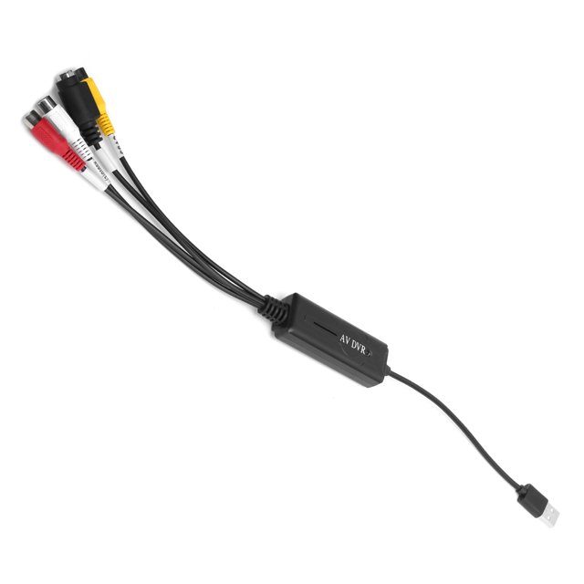 Converter USB 2.0 Video Digital Converter Audio Video Acquisition Card Adapter Support for WIN10