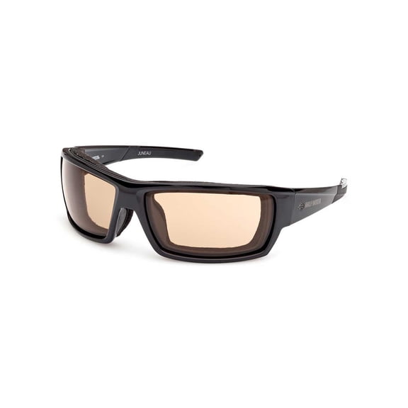 Harley-Davidson Men's Juneau Riding Sunglasses, Amber Light-Adjusting Lens, Harley Davidson