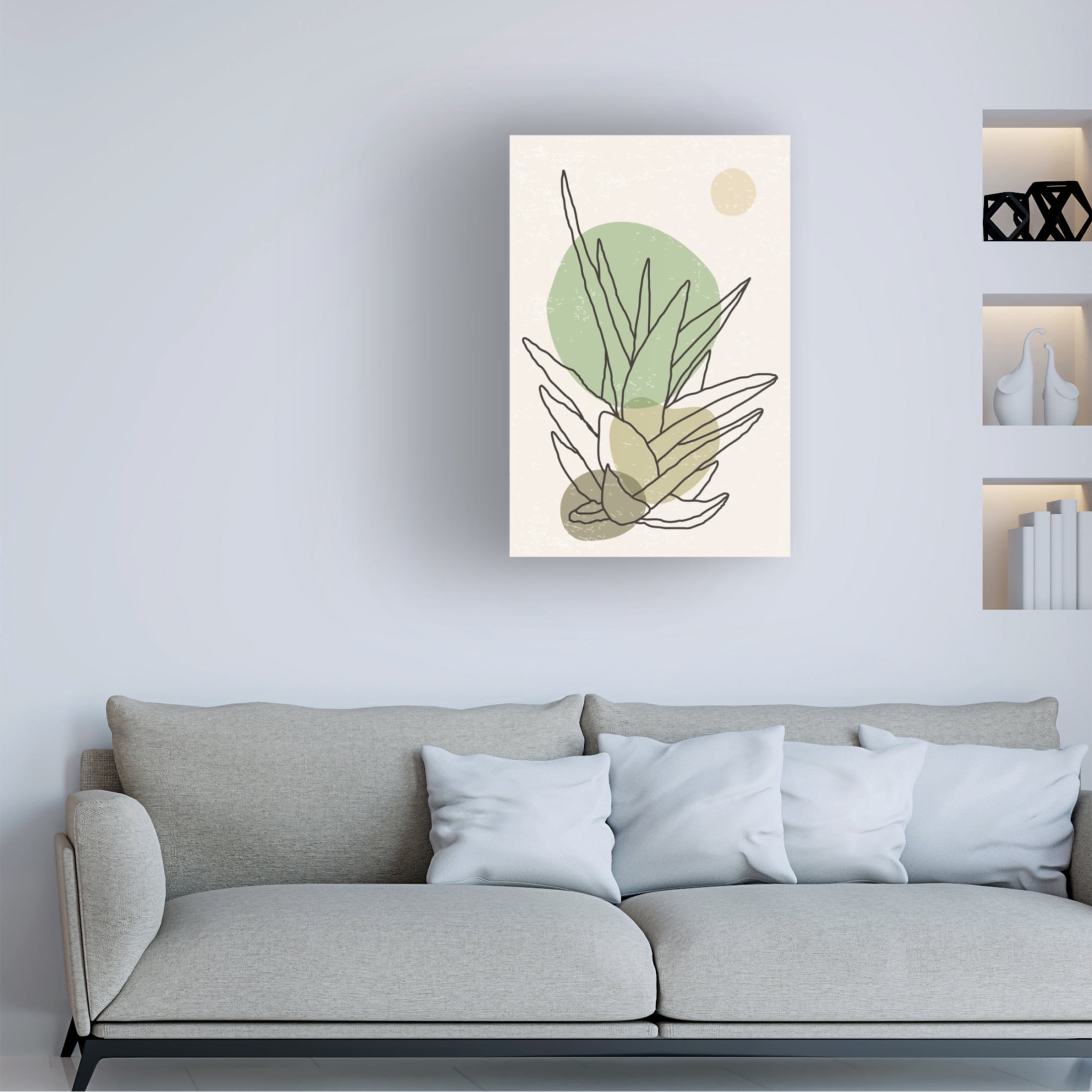 Trademark Fine Art jay stanley Color Abstract Agave 3 Canvas Wall Art