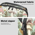 thumbnail image 4 of Mushroom Oxford Fabric Digital Pouch for Electronic Devices, Waterproof Travel Case for Cell Phone Charger, Hard Drive, and Cords - 5.9x9.44x3.14 inches, 4 of 6