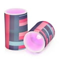 thumbnail image 7 of Yayeee Flameless Candles with Remote Flickering Battery Operated Multi Color Changing, Navy Blue Stripes, 7 of 7