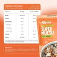 thumbnail image 2 of Alpino Super Muesli Nut Delight 400 gm | 69% Whole Grain | 20% Dried Fruits & Nuts | No Sugar | High Protein | Fiber | Cereal | Pouch | Shelf Stable, 2 of 9