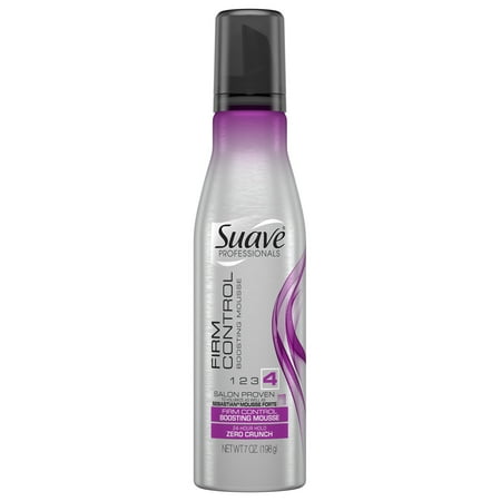 Suave Firm Control Boosting Mousse, 7 oz (Best Edge Control For Nappy Hair)