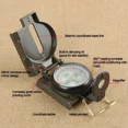 thumbnail image 5 of Waterproof High Precision Compass Outdoor Gadget Sports Hiking Mountaineering Professional Military Arm, 5 of 7