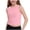 Pink, variant on Girls Sleeveless Tank Tops Basic Ribbed Sleeveless Cropped Tops Summer Dance Yoga Gym Shirts for Kids 5-15Y,11-12 Years,White