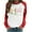 Red, variant on JeashCHAT Easter Tshirt for Women Easter Bunny Rabbit Egg Print Easter Fashion Women's Casual Long Sleeve Printed Ladies Sweatshirts Tops