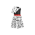 thumbnail image 3 of Cruella Déguisement Enfants Cruella Deville Robe Filles Noir Blanc Veste Robe pour Tenue d'Halloween (Robe, 130cm), 3 of 5