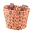 thumbnail image 1 of Mosiee Classic Retro Design Bicycle Basket With Easy To Attach Faux Leather Strap, 1 of 9