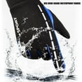 thumbnail image 4 of QJUHUNG Waterproof Riding Gloves for Men and Women, Full Finger Touchscreen Riding Gloves for BMX ATV MTB Riding, Road Racing, Cycling, Climbing, Motocross etc. 1 Pair（Random Color）, 4 of 5