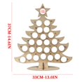 thumbnail image 3 of Decoraciones de Fiesta de Navidad Calendario de Navidad de Madera Decoración de Marco de Chocolate Calendario de Navidad de Madera Calendario de Adviento de Chocolate, 3 of 3