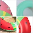 thumbnail image 4 of CIMAXIC Swimming Ring 1pc Adults Watermelon Swimming Ring Double Color Swimming Ring (Assorted Color),29.53"X29.53"X5.91", 4 of 5
