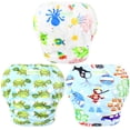 thumbnail image 1 of Pañal de natación Wegreeco Snap para bebés y niños pequeños, talla única, para bucear en el océano, 1 of 5