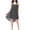 Gray, variant on Naittoop Women's Sexy Chiffon Cami Nightgown Backless Sleeveless Spaghetti Strap Flowy Mini Dress Casual Lightweight Sleepwear