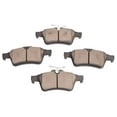 thumbnail image 1 of 4pcs For 05-13 Mazda 3 Hatchback 05-13 Mazda 3 Sedan Rear Ceramic Brake Pad Set, 1 of 7
