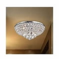 thumbnail image 1 of Jojospring Francisca 4-Light Chrome Finish Flush Mount Crystal Chandelier, 1 of 2