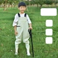 thumbnail image 2 of EnJoCho Toddler Girls Rain Bib Overalls 𝖶aterproof Mud Proof Lightweight Suspender Pants Cute Graphic Fishing Outdoor Play Beach Garden Reusable, 2 of 3