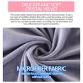 thumbnail image 5 of Harlier Pregnancy Pillow Cover, 55.1 Inch U Shaped Full Body Pillow Case Cover for Maternity, Stretchy Cool Breathable Jersey Fabric, Provides Sleep and Pregnancy Support, Heather, Gray, 5 of 9