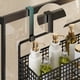 thumbnail image 5 of Organizador para colgar en la puerta con cestas de almacenamiento de dos niveles y ganchos | Estante colgante de metal para baño, cocina y despensa, 5 of 6