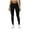 Black, variant on Timegard Leggings for Women Workout Yoga Pants Crisscross High Waist Skinny Stretch Athletic Pants