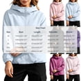 thumbnail image 4 of Sentmoon Women Rain Jacket Windproof Hooded Neck Fall Coats Long Sleeve Loose Fit Fall Jacket for Cycling Running Commuting, 4 of 9