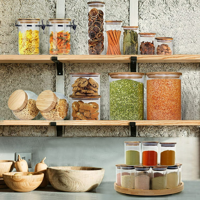 Handmade Ceramic Spice Jar Set With Lid, Decorative Spice Sugar Food Safe  Storage Container Pottery Set of 6 Unique Kitchen Jars Decor Gift 