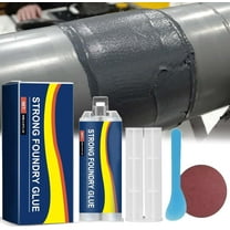 Strong Foundry Glue 85ml – High-Temperature Metal Repair Epoxy for Iron & Steel Casting, Tank & Pipe Sealant, Withstands 285°C, Heavy-Duty Industrial Adhesive, Drillable & Sandable, 1-Pack