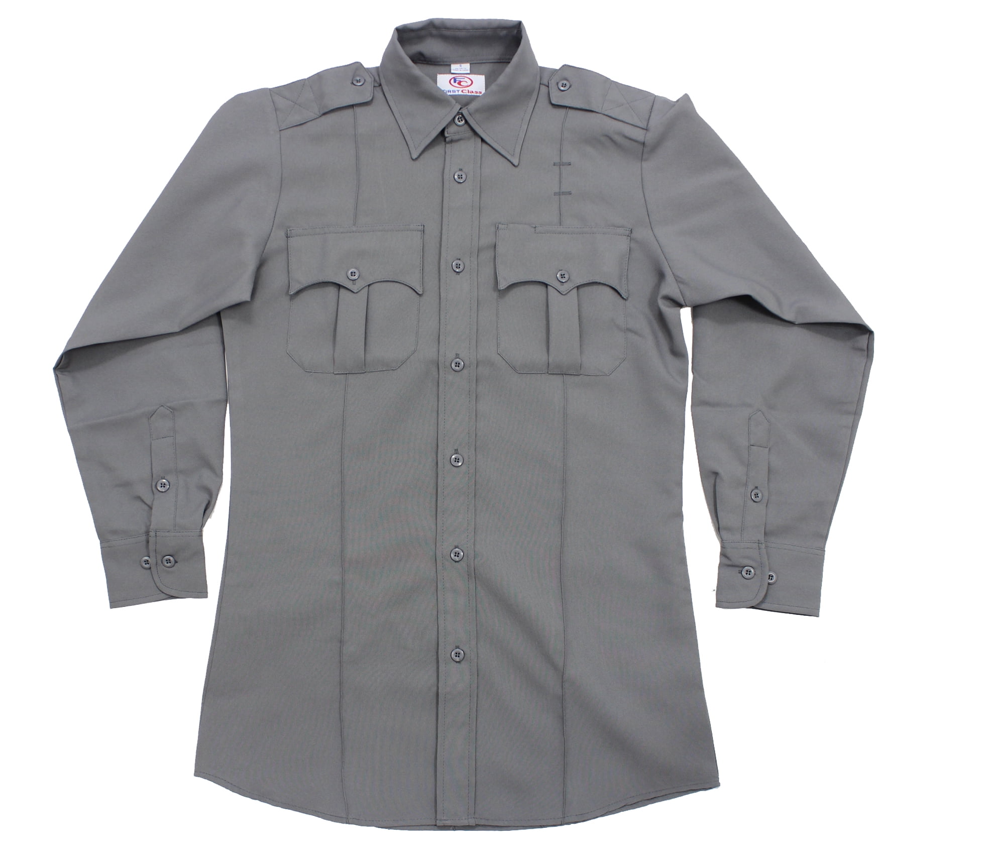 Polyester Long Sleeve Uniform Shirt 
