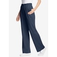 thumbnail image 2 of Woman Within Plus Size 7-Day Knit Wide-Leg Pull-On Pants, 2 of 6