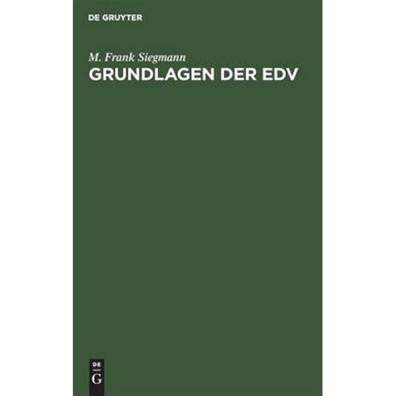 Pre-Owned Grundlagen Der EDV, (Hardcover)