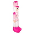 thumbnail image 3 of Occasions 8’ Inflatable Pink Nutcracker – Christmas Outdoor Decoration, 3 of 10