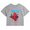 Spider-man Heather Grey, variant on Spider-Man Womens Graphic Tees - Short Sleeve Crop Top & Tank Top Graphic T-Shirts for Women (S-XL)