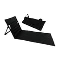 thumbnail image 3 of Silla De Piso Con Respaldo Silla De Camping Portátil Para Césped Pesca Senderismo 38 Cm X 110 Cm X 40 Cm Negro 38cmx110cmx40cm, 3 of 8