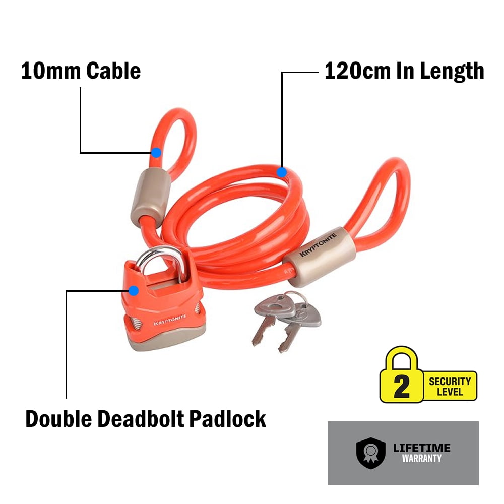 red bike lock