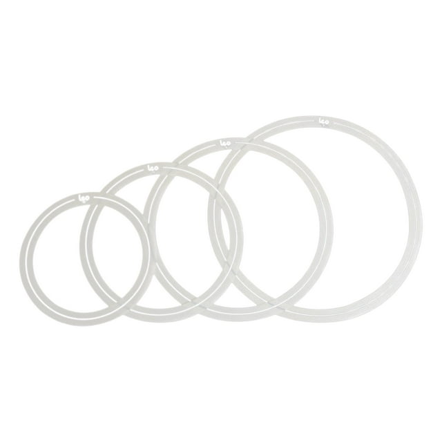 MERIGLARE 4x Dampening Drum Mute Rings Instrument Accessory Practical Snare Drum Rings C
