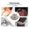 thumbnail image 3 of Wearable Neck Shoulder Heating Pad for Neck Shoulders,3 Levels Temp Timing Relaxing Electric Heated Pad for Back Abdomen Relax, 3 of 9